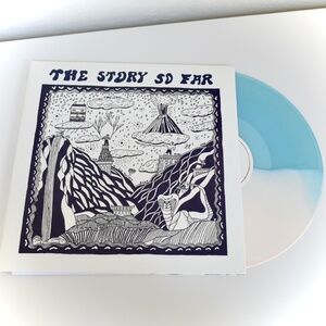 The Story So Far Vinyl LP 2015 Self-Titled First Press Half Cream/Half Blue